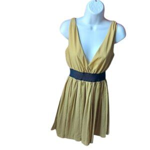 Mustard Yellow Sleeveless Dress Size Small